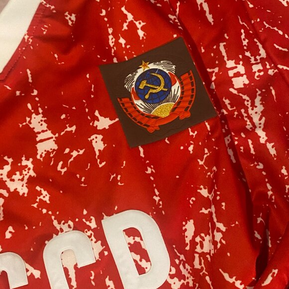 USSR Soviet Union National Team RETRO JERSEY Sz Men's M,L,XL or 2X NWT by Adidas - Picture 2 of 5